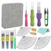 99 Pcs Needles Felting Tools Needles Wool Felting Soft Needle Felting Pad with 3 Sizes Felting Needles for Needle Felting Craft DIY view 1