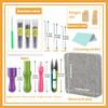 99 Pcs Needles Felting Tools Needles Wool Felting Soft Needle Felting Pad with 3 Sizes Felting Needles for Needle Felting Craft DIY view 2