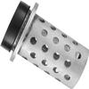 DZQ Perforated Casting Flask Vacuum Casting, 304 Stainless Steel Flanged with Rubber Sprue Base, Various Sizes for Metal Casting (2.5" x 6") view 3