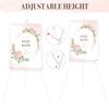 DDEAT Easel Stand for Wedding Sign & Poster - 63" Display Easels with Adjustable Metal Frame - White view 4