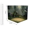 Almencla 3 Pieces 1/12 Backdrop Diorama Storage Scene Organizer for Action Figures view 3