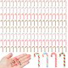 Giegxin 120 Pcs Christmas Mini Candy Cane for Crafts Plastic Fake Candy DIY Craft Supplies Peppermint Ornaments for Christmas DIY Garden Accessories Xmas Phone Case Making view 1