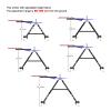 TIANIUSEEN 6 Color 6 Station Screen Printer Micro-Registration Silk Screen Printing Machine T-Shirt Press Printer with Height Adjustable Stand for T-Shirt DIY view 2
