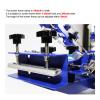 TIANIUSEEN 6 Color 6 Station Screen Printer Micro-Registration Silk Screen Printing Machine T-Shirt Press Printer with Height Adjustable Stand for T-Shirt DIY view 4