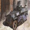 1/35 WW.II German Army Sd.Kfz.251/10 Ausf.C 1.5 inch (3.7 cm) Anti-Tank Gun Equipped Plastic Model view 1