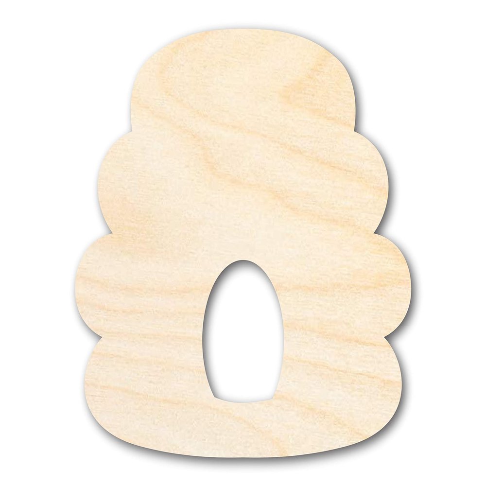 Unfinished Wood Beehive Shape Craft up to 46" 14" / 1/2"