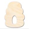 Unfinished Wood Beehive Shape Craft up to 46" 14" / 1/2" view 1