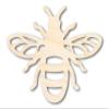 Unfinished Wood Bumble Bee Shape Craft up to 46" 7" / 1/4" view 1