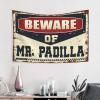 CakJuice Small Wall Tapestry Beware of Mr. Padilla Tapestry Stuff for Your Room Wall Decor for Dorm (Size : 100X150CM) view 2