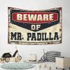 CakJuice Small Wall Tapestry Beware of Mr. Padilla Tapestry Stuff for Your Room Wall Decor for Dorm (Size : 100X150CM) view 4