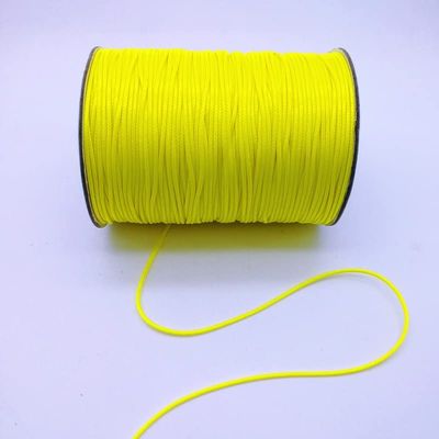 HZLXF1 0.5/0.8/1.0/1.5/2.0mm Yellow Waxed Cord Thread String Strap Necklace Rope Bead Suitable for Bracelet DIY (Color : Yellow, Size : 2.0mm (5yards))