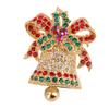 Christmas Rhinestone Crystal Brooch Assorted Xmas Brooch Pins Set for Christmas Party Gift Tree Craft DIY Dcor view 1