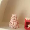 TOPYS Piggy Christmas Tree Silicone Candle Mold, DIY 3D Piggy Tower Shape Mold, Stack Piggy for Candle Making Handmade Ornaments, Cute Animal Molds for Christmas Gift(2.8x2.36) view 4