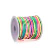 HZLXF1 50m/Roll 1mm Cotton Card Multicolor String Nylon Rope for Jewelry Making Accessories DIY Braided Bracelet (Color : Brown) view 2