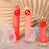 YiZYiF Novelty Candle Mold Men Genital Silicone Candle Mould Candle Making Supplies Home Craft Making 18CM One Size view 4