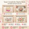 Cruleen 20 PCs Blank canvas Zipper Pouch, Makeup Bags Bulk Pencil Pouch with Sturdy ZipperMulti-Purpose DIY Crafts Toiletry Canvas Bags Case for Sublimation, Stationery & Cosmetic Storage (8.3x4.7) view 3