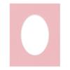CountryArtHouse Pink Acid Free 12x18 Oval Picture Frame Mat with White Core Bevel Cut for 11x16 Pictures - Fits 12x18 Frame - Pack of 1 Matboard view 3
