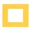 CountryArtHouse Bright Yellow Acid Free 27x27 Square Picture Frame Mat with White Core Bevel Cut for 22x22 Pictures - Fits 27x27 Frame - Pack of 1 Matboard view 1