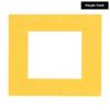 CountryArtHouse Bright Yellow Acid Free 27x27 Square Picture Frame Mat with White Core Bevel Cut for 22x22 Pictures - Fits 27x27 Frame - Pack of 1 Matboard view 2