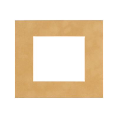 CountryArtHouse Beige Suede Acid Free 11x11 Square Picture Frame Mat with White Core Bevel Cut for 7x7 Pictures - Fits 11x11 Frame - Pack of 1 Matboard