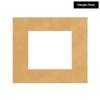 CountryArtHouse Beige Suede Acid Free 11x11 Square Picture Frame Mat with White Core Bevel Cut for 7x7 Pictures - Fits 11x11 Frame - Pack of 1 Matboard view 2