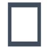 CountryArtHouse Navy Blue Acid Free 22x22 Square Picture Frame Mat with White Core Bevel Cut for 18x18 Pictures - Fits 22x22 Frame - Pack of 1 Matboard view 3