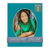 CountryArtHouse Teal Blue Acid Free 8x10 Oval Picture Frame Mat with White Core Bevel Cut for 6x8 Pictures - Fits 8x10 Frame - Pack of 1 Matboard view 1