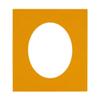 CountryArtHouse Golden Orange Acid Free 24x36 Oval Picture Frame Mat with White Core Bevel Cut for 20x24 Pictures - Fits 24x36 Frame - Pack of 1 Matboard view 1