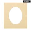 CountryArtHouse Tan Acid Free 16x20 Oval Picture Frame Mat with White Core Bevel Cut for 11x17 Pictures - Fits 16x20 Frame - Pack of 1 Matboard view 2