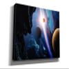 Epic Graffiti 'Space With Planets' by Epic Portfolio, Canvas Wall Art, 18"x12" view 2