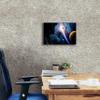 Epic Graffiti 'Space With Planets' by Epic Portfolio, Canvas Wall Art, 18"x12" view 4