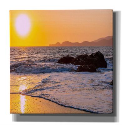 Epic Graffiti 'San Francisco Sunset' by Epic Portfolio, Canvas Wall Art, 60"x40"