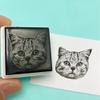 Custom-made Pet Figure DIY Seal Cat Dog Rabbit Avatar Stamp Personalize Portrait Chapter for Scrapbooking Card and Decorative (A) view 2