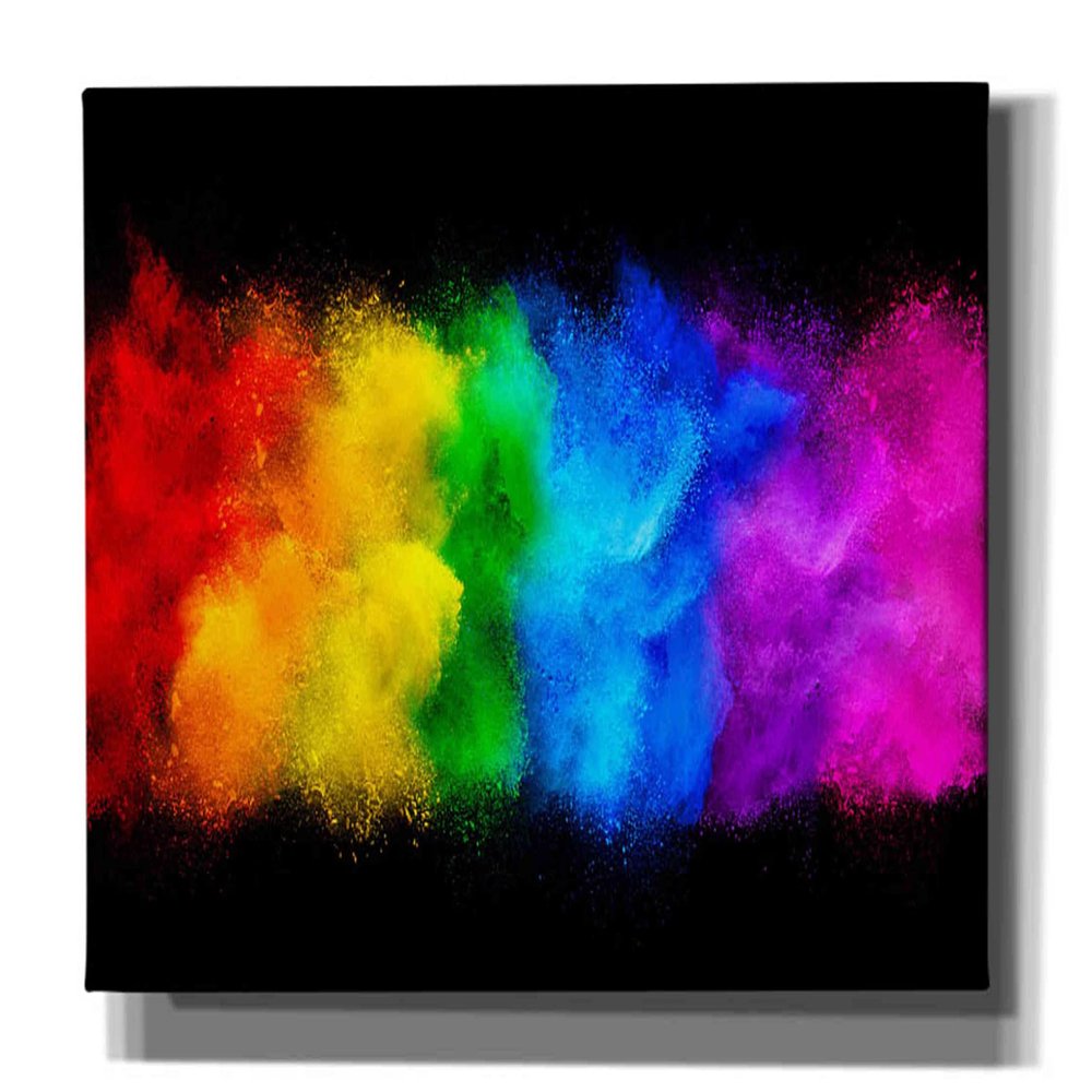 Epic Graffiti 'Radiant Hurricane' by Epic Portfolio, Giclee Canvas Wall Art, 40"x20"