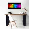 Epic Graffiti 'Radiant Hurricane' by Epic Portfolio, Giclee Canvas Wall Art, 40"x20" view 4