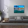 Epic Graffiti 'Fiery Chicago Sunset' by Epic Portfolio, Canvas Wall Art, 54"x40" view 3