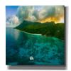 Epic Graffiti 'Seychelles - Siloutte Island Crop' by Epic Portfolio, Canvas Wall Art, 26"x18" view 1