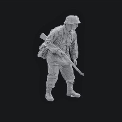 1/16 WWII German Soldier Model Resin Model Kit Unassembled and Unpainted Resin Parts //iu6g-7