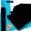 Black Canvases for Painting 20x30 10PK 1.5" 13Oz Black Art Canvas Large 20x30 Stretched Canvas for Painting 20 x 30 Bulk Canvas Value Pack. Blank 20 x 30 Canvases Universal Primed Oil,Acrylic,Gouache view 2