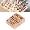 Leather Goods Tool Holder Wood Leather Tool Holder Storage Box for Emery Pencils view 2