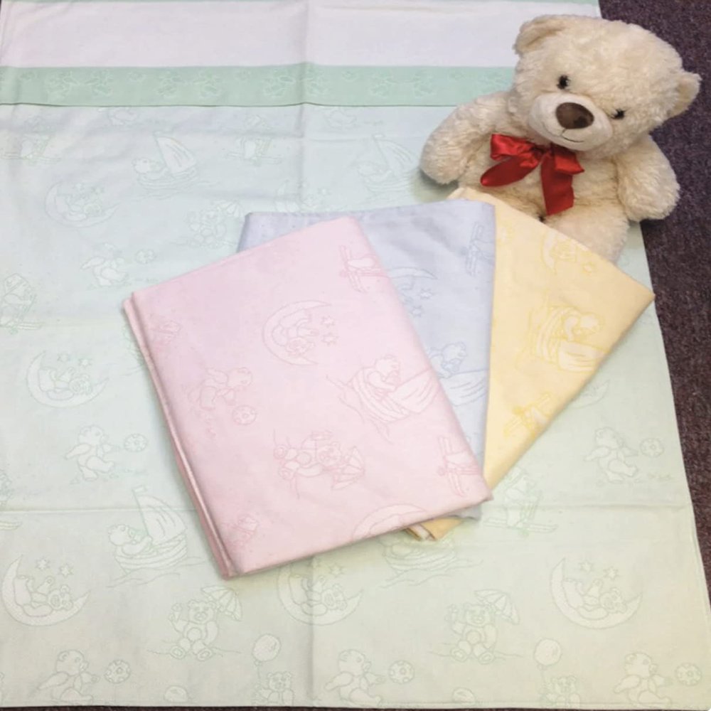 Cross Stitch Baby Blanket for You to Stitch by Zweigart - 4 Colors to Choose from - (Blue)