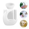 EXCEART 1set Moon Shape Candlestick Silicone Mold DIY Tealight Holder for Home Decor Suitable for Epoxy Resin and Other Casting Materials for Crafting Unique Candle Holders view 3