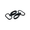Goyunwell Swivel Lobster Clasps 1 inch 20 Pcs Swivel Snap Hooks for Purse Bag Handbag Landyard Strap Making Keychain Hardware Carft 25mm Black view 1