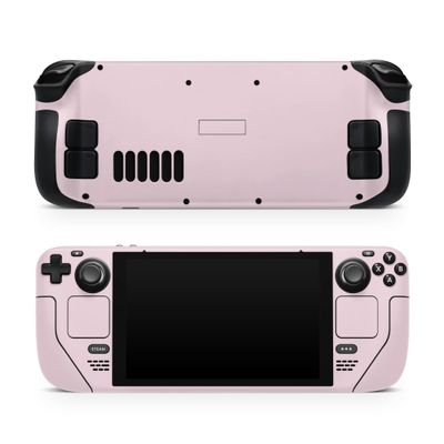 TACKY DESIGN Solid Color Skin Compatible with Steam Deck Skin LCD and Compatible with Steam Deck OLED Skin, Premium 3M Vinyl Decal, Full Wrap Cover, Compatible with Steam Deck Sticker (Baby Pink)