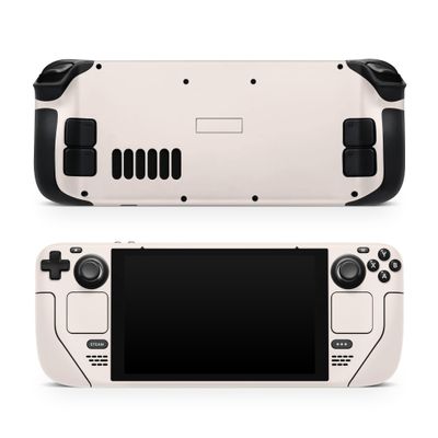 Premium TACKY DESIGN Vinyl Decal - Full Wrap Cover for Steam Deck (OLED & LCD) in Pastel Brown