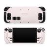 TACKY DESIGN Classic Solid Color Skin Compatible with Steam Deck Skin, Pastel Color Blocking Vinyl 3m Decal Cute Full Wrap Cover (Pastel Red) view 1
