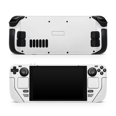 TACKY DESIGN Solid Color Skin - Steam Deck LCD & OLED Full Wrap Vinyl Decal, Pastel Gray