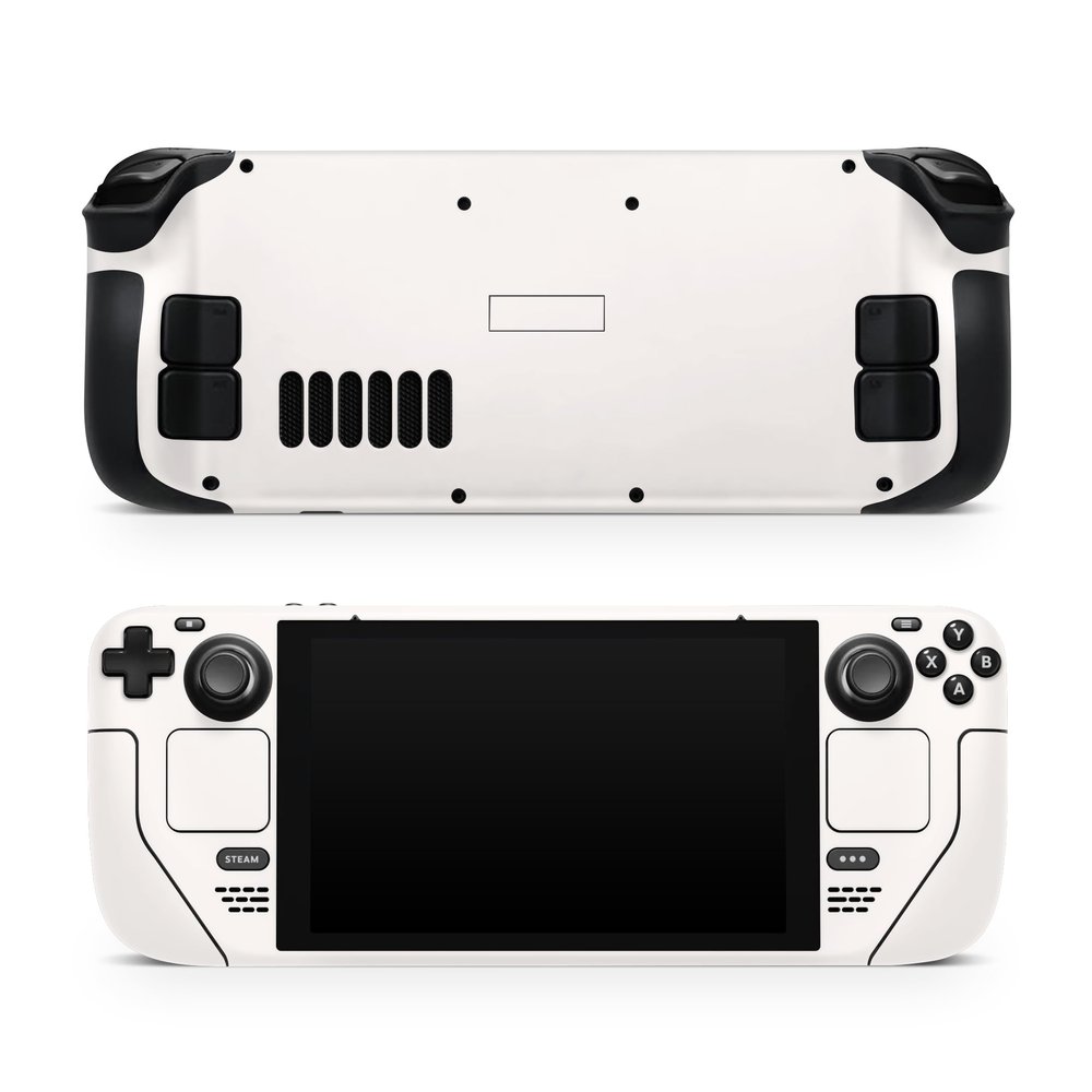 TACKY DESIGN Solid Color Skin Compatible with Steam Deck - Full Wrap Cover, Premium 3M Vinyl Decal (Irish Cream)