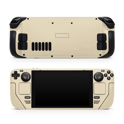 TACKY DESIGN Solid Color Skin for Steam Deck LCD and OLED - Premium 3M Vinyl Decal Full Wrap Cover Sticker (Brown Sand)