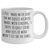 Gift for Quilter, Funny Mug for Quilters, Quilting Gifts, Gift for Friends, Gift for Quilting Group, Craft Gifts, Quilter Novelty Gift view 2